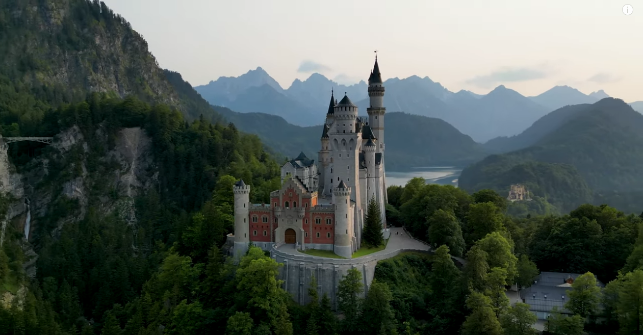 The beautiful Neushwanstein Castle